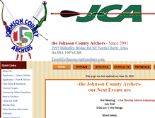 Tablet Screenshot of johnsoncountyarchers.com